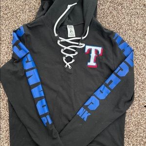 PINK  Texas Rangers pullover